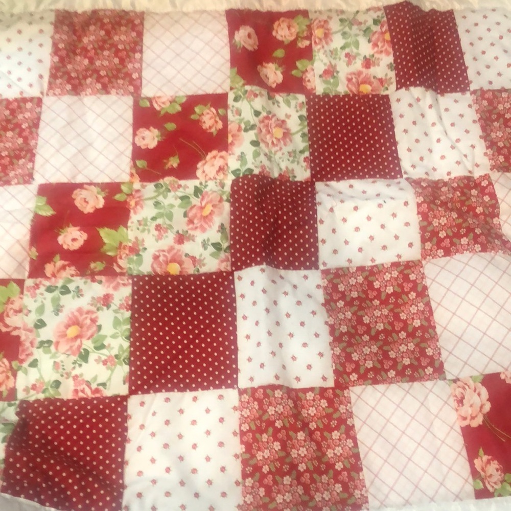 Hand sewn baby blanket